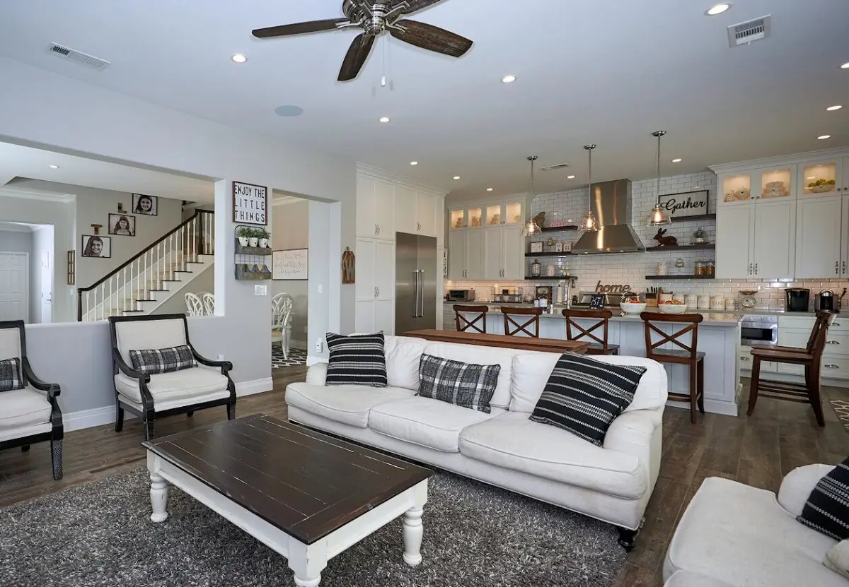 House Interior with kitchen