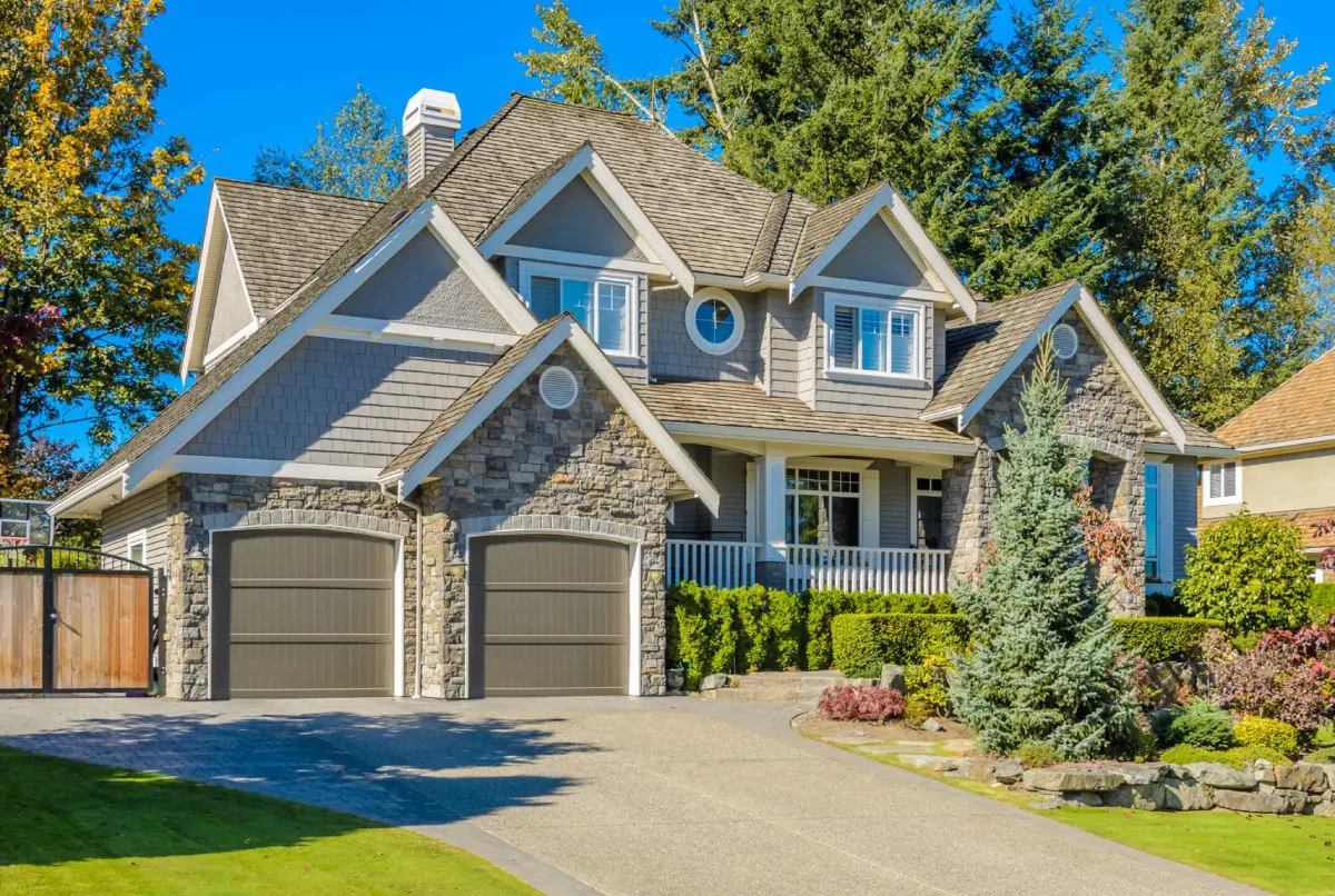 Beautiful residential home exterior